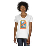 Airstream International Rally - 2024 Women's V-Neck T-Shirt - White