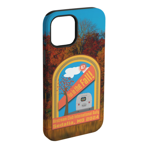 Custom Airstream International Rally - 2024 iPhone Case - Rubber Lined