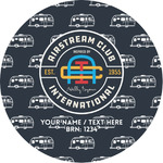 Airstream Club International Logo Multipurpose Round Labels - 1"