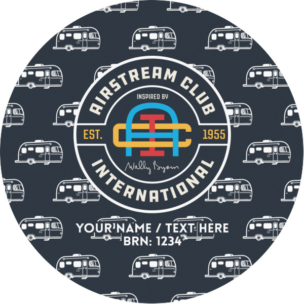 Custom Airstream Club International Logo Multipurpose Round Labels - 1"