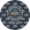 Airstream Club International Logo 1" Multipurpose Round Labels - Single Sticker