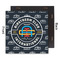 Airstream Club International Logo 12x12 Wood Print - Front & Back View