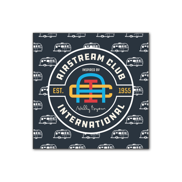 Custom Airstream Club International Logo Wood Print - 12" x 12"