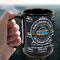 Airstream Club International Logo 15oz. Black Mug - Lifestyle