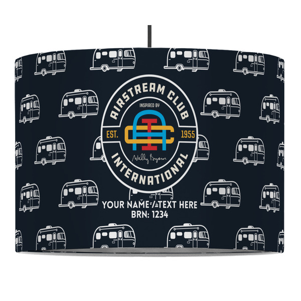 Custom Airstream Club International Logo Drum Pendant Lamp