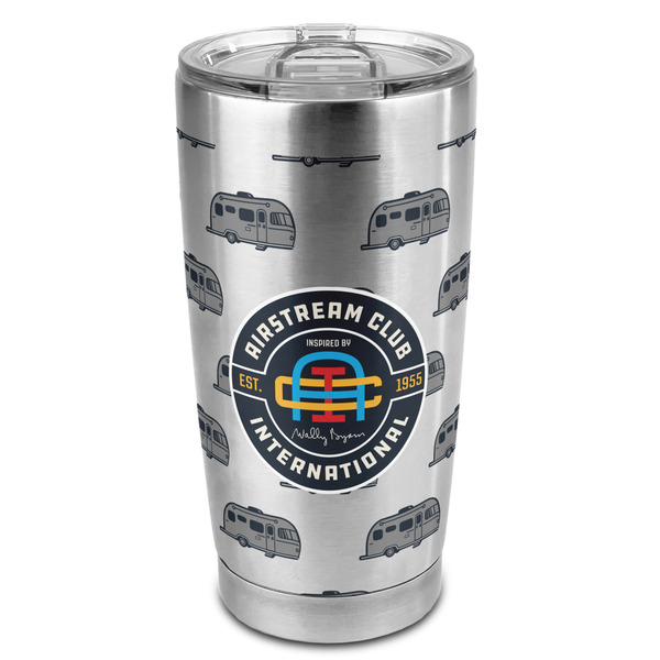 Custom Airstream Club International Logo 20oz Stainless Steel Double Wall Tumbler - Full Print