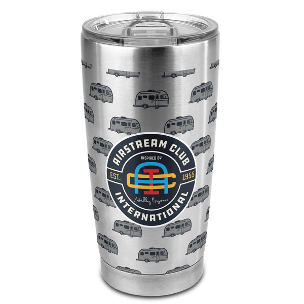 Custom Airstream Club International Logo 20oz Stainless Steel Double Wall Tumbler - Full Print