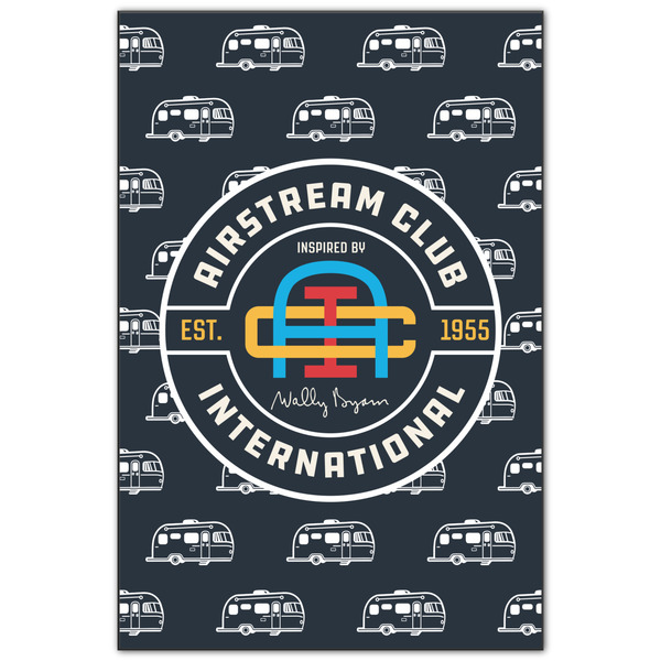 Custom Airstream Club International Logo Wood Print - 20" x 30"