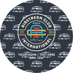 Airstream Club International Logo Multipurpose Round Labels - Custom Sized