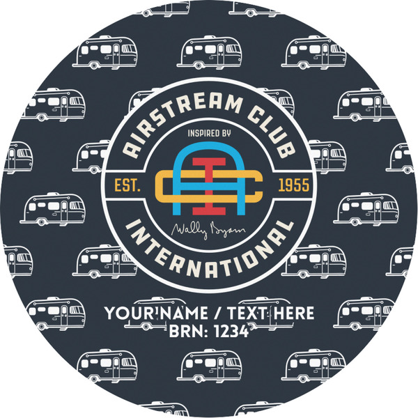 Custom Airstream Club International Logo Multipurpose Round Labels - 3"