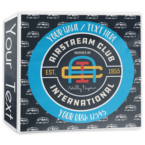 Custom Airstream Club International Logo 3-Ring Binder - 3 inch