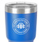 Airstream Club International Logo 30 oz Stainless Steel Ringneck Tumbler - Blue - Close Up