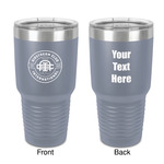 Airstream Club International Logo 30 oz Stainless Steel Tumbler - Grey - Double-Sided