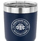 Airstream Club International Logo 30 oz Stainless Steel Ringneck Tumbler - Navy - CLOSE UP