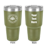 Airstream Club International Logo 30 oz Stainless Steel Tumbler - Olive - Double-Sided