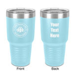 Airstream Club International Logo 30 oz Stainless Steel Tumbler - Teal - Double-Sided