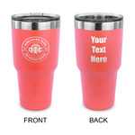 Airstream Club International Logo 30 oz Stainless Steel Tumbler - Coral - Double-Sided