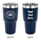 Airstream Club International Logo 30 oz Stainless Steel Ringneck Tumblers - Navy - Double Sided - APPROVAL