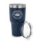 Airstream Club International Logo 30 oz Stainless Steel Ringneck Tumblers - Navy - LID OFF