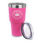 Airstream Club International Logo 30 oz Stainless Steel Ringneck Tumblers - Pink - LID OFF