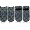 Airstream Club International Logo Adult Ankle Socks - Double Pair - Front and Back - Apvl