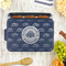 Airstream Club International Logo Aluminum Baking Pan - Navy Lid - LIFESTYLE