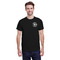 Airstream Club International Logo Black Crew T-Shirt on Model - Front