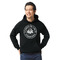 Airstream Club International Logo Black Hoodie on Model - Front