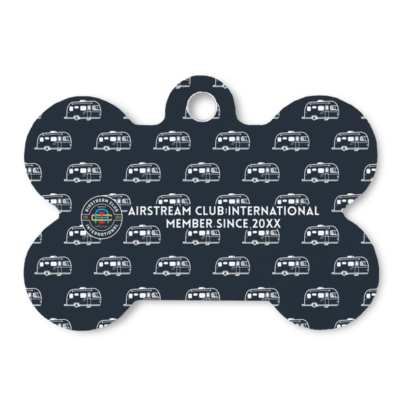 Custom Airstream Club International Logo Bone Shaped Dog ID Tag