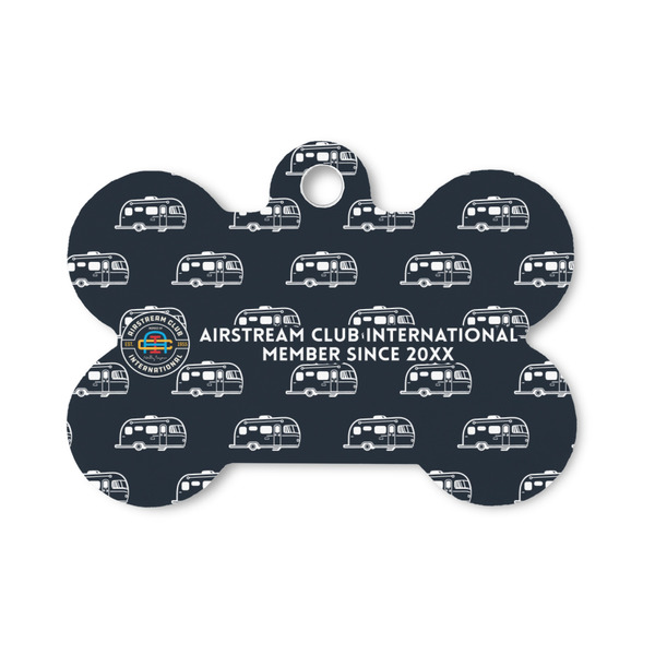 Custom Airstream Club International Logo Bone Shaped Dog ID Tag - Small