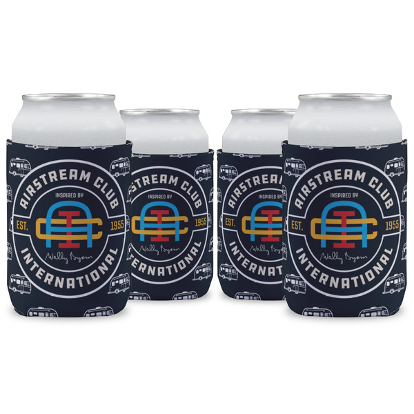 Custom Airstream Club International Logo Can Coolers - 12 oz - Set of 4