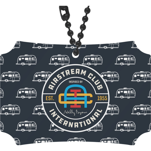 Custom Airstream Club International Logo Rear View Mirror Ornament