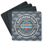 Airstream Club International Logo Square Rubber Backed Coasters - Set of 4