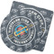 Airstream Club International Logo Coasters Rubber Back - Main