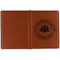 Airstream Club International Logo Cognac Leather Passport Holder Outside Single Sided - Apvl