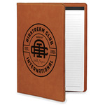 Airstream Club International Logo Leatherette Portfolio with Notepad - Large - Single-Sided