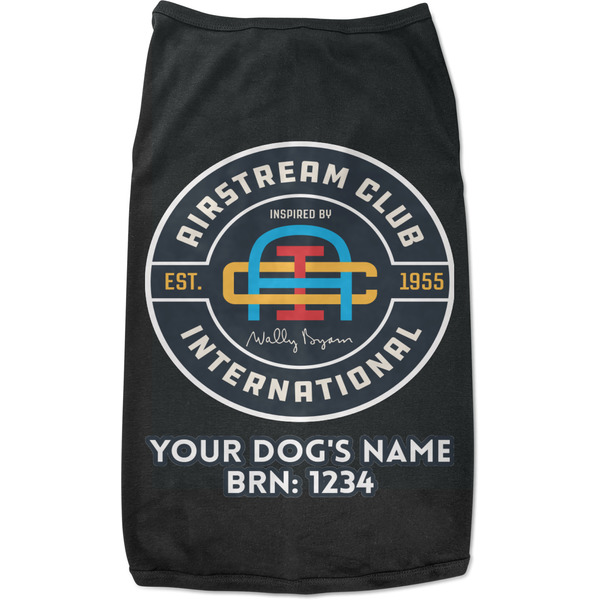 Custom Airstream Club International Logo Black Pet Shirt