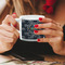 Airstream Club International Logo Double Shot Espresso Cup - Lifestyle in Hands Close