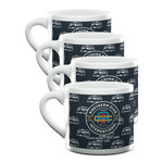 Airstream Club International Logo Double Shot Espresso Cups - Set of 4