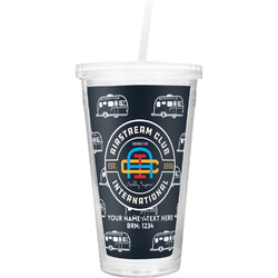 Airstream Club International Logo Double Wall Tumbler with Straw