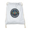 Airstream Club International Logo Drawstring Backpacks - Sweatshirt Fleece - Single Sided - FRONT