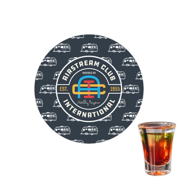 Custom Airstream Club International Logo Printed Drink Topper - 1.5"