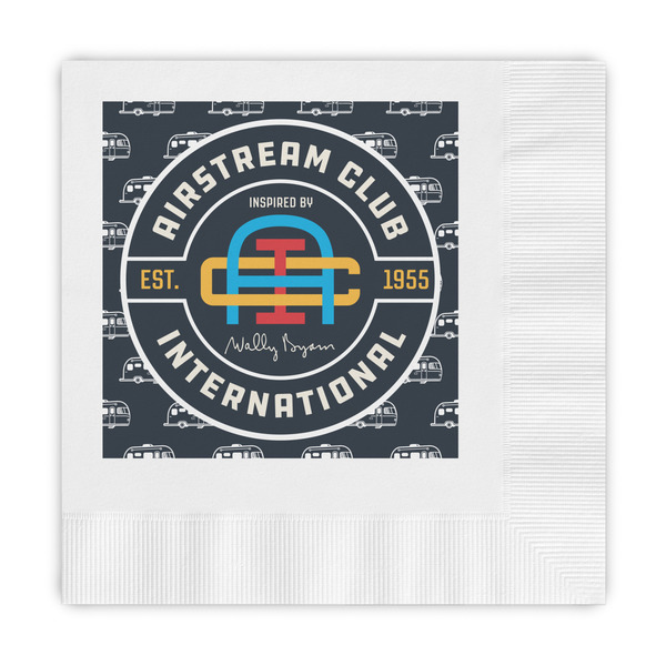 Custom Airstream Club International Logo Embossed Decorative Napkins