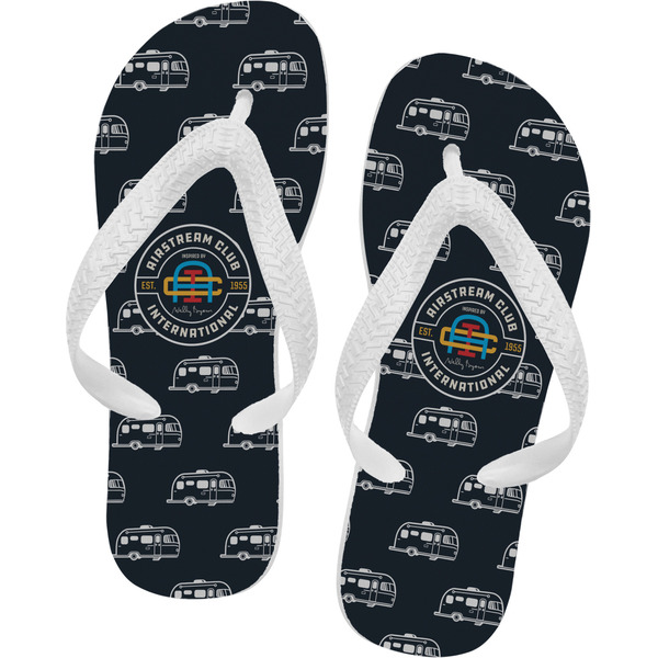 Custom Airstream Club International Logo Flip Flops - Large