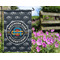 Airstream Club International Logo Garden Flag - Outside In Flowers