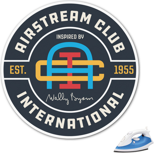 Custom Airstream Club International Logo Graphic Iron On Transfer - Up to 6" x 6"