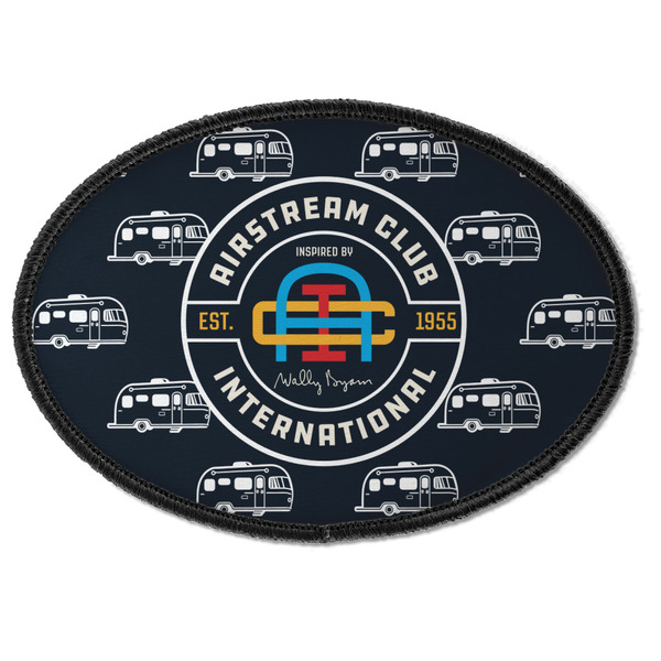 Custom Airstream Club International Logo Iron On Oval Patch