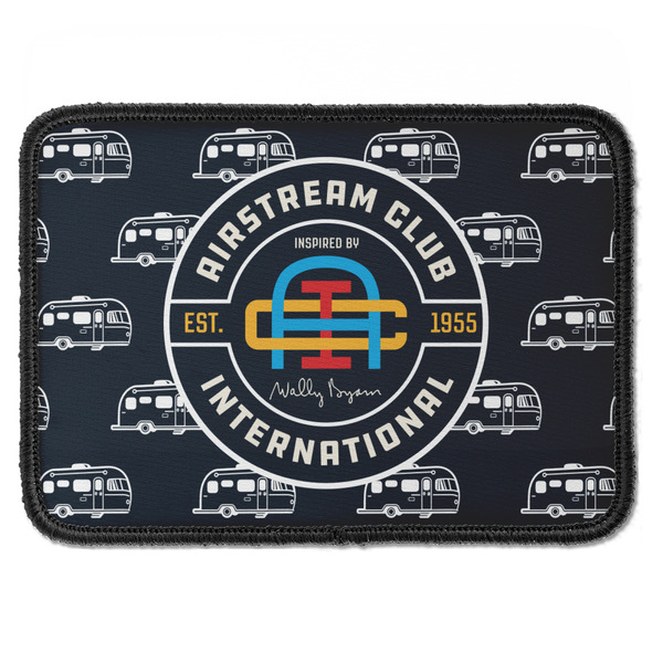 Custom Airstream Club International Logo Iron On Rectangle Patch