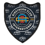 Airstream Club International Logo Iron on Shield Patch B