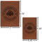 Airstream Club International Logo Journal Size Comparisons w/ Dimensions